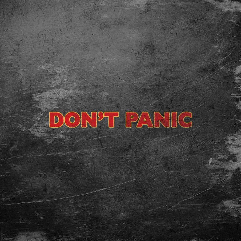 Dont Panic HD Wallpaper for iPad and Android Tablets