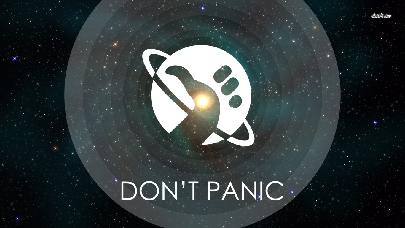 Don't panic wallpaper - Movie wallpapers - #26715