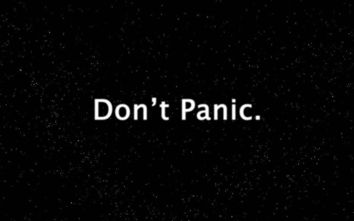 Don't Panic. by jmb2371 on DeviantArt