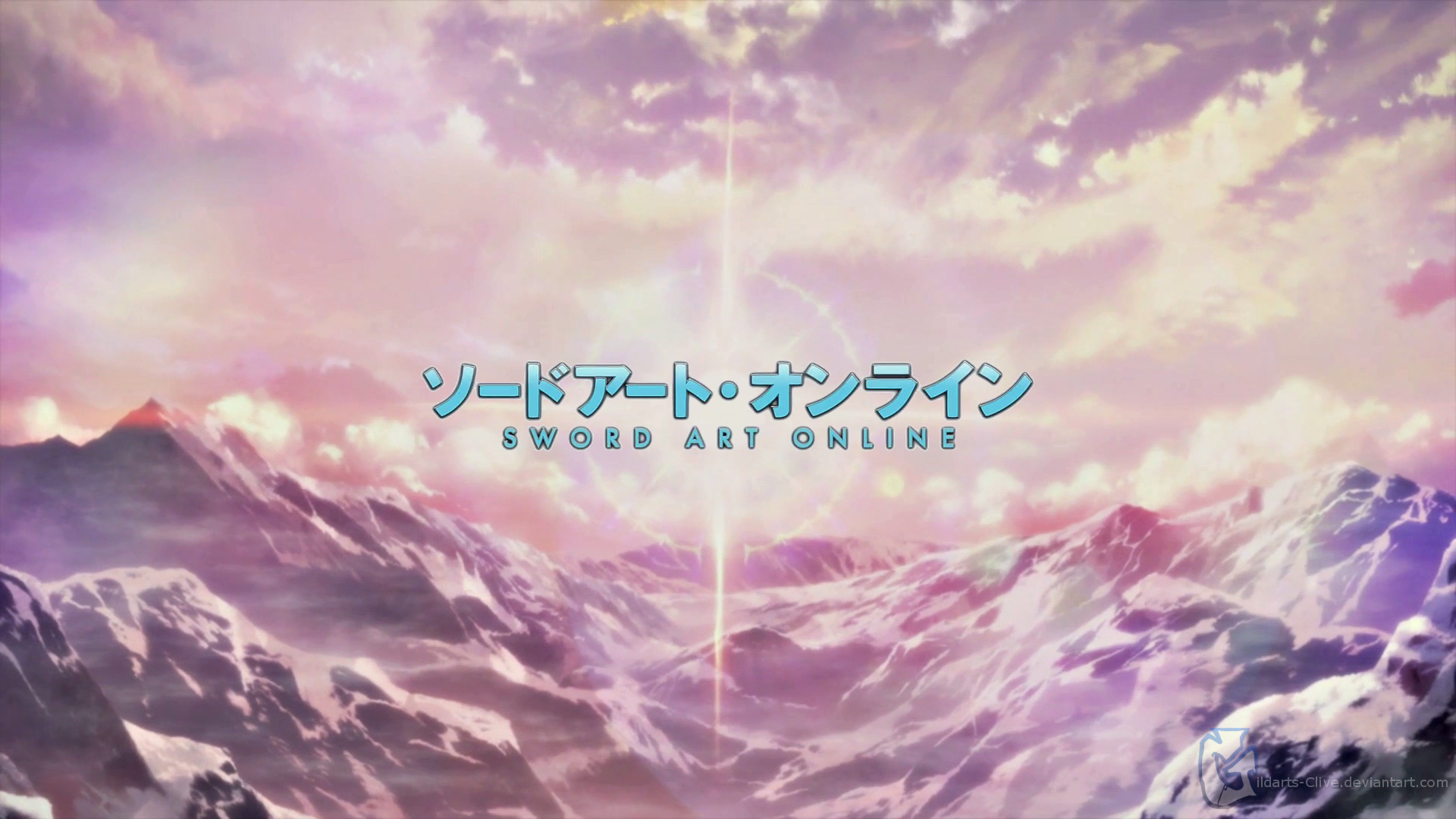 Sword Art Online, Logo, Landscape, Anime, Mountain Wallpapers HD