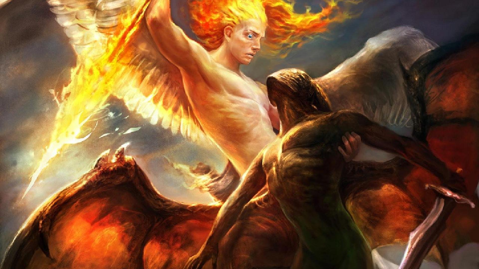 Angel vs demon wallpaper - HQ Desktop Wallpapers