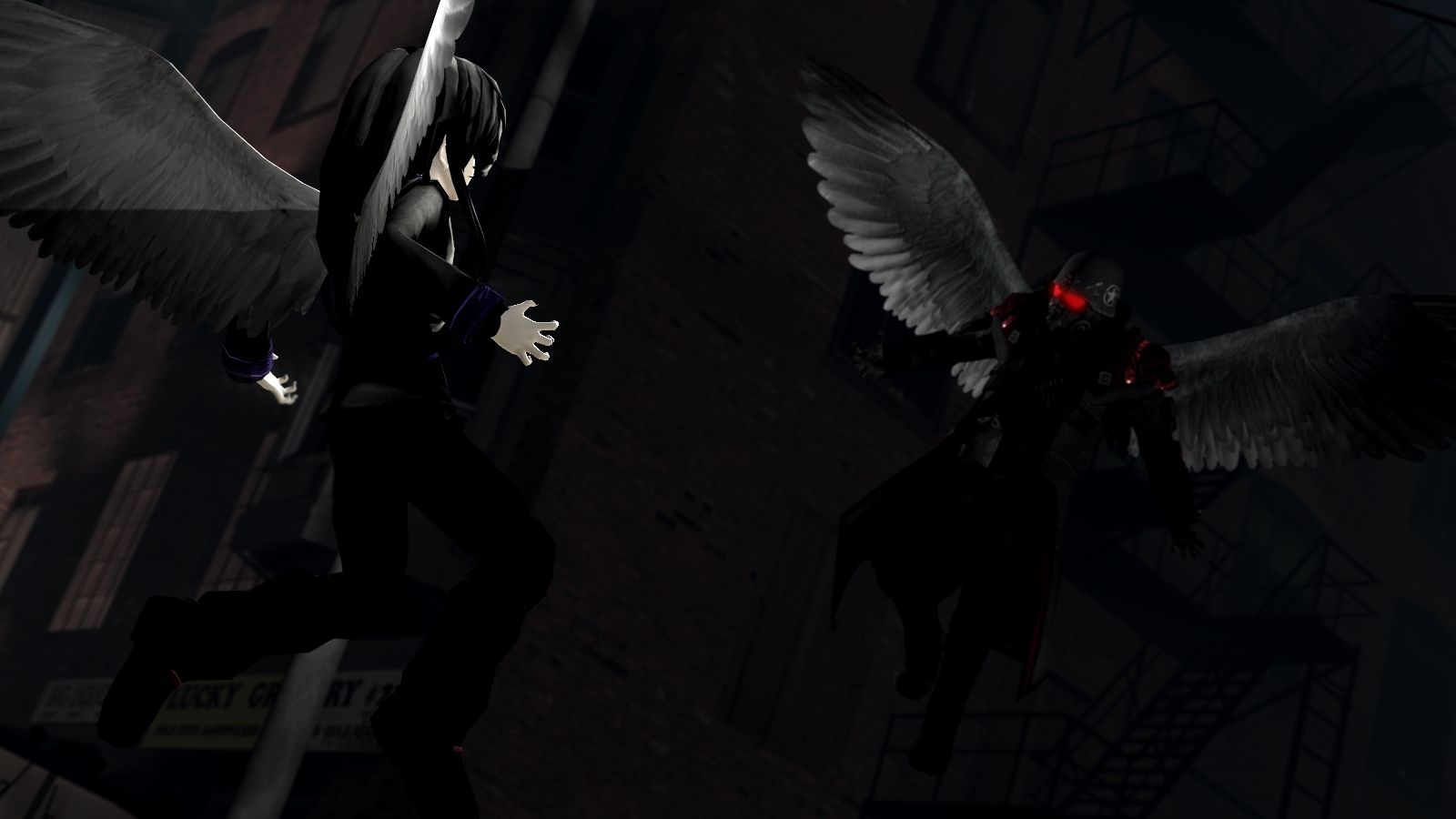Angel Vs. Demon by WitchyGmod on DeviantArt