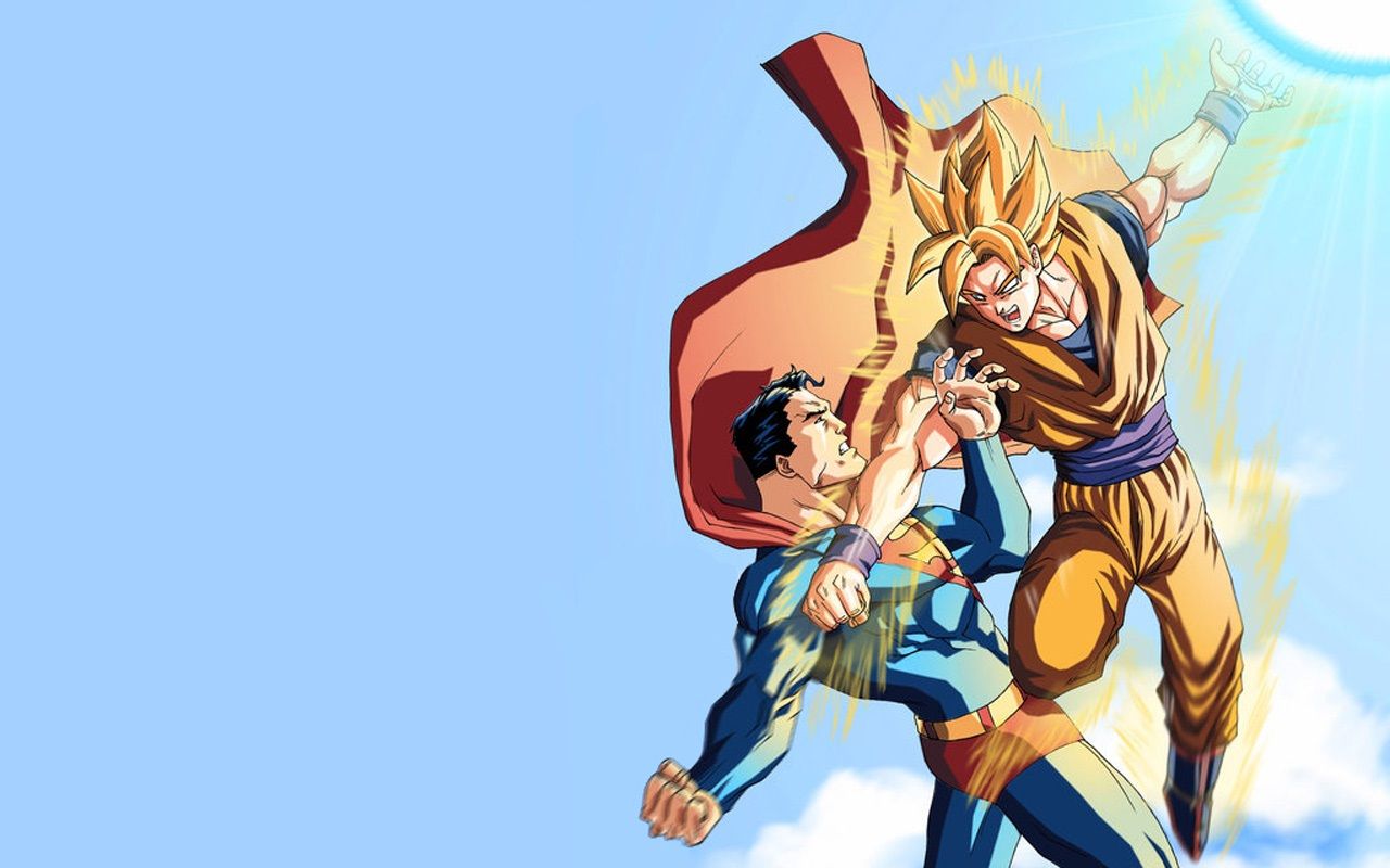 Goku Vs Superman Wallpaper | 1280x800 | ID:16353
