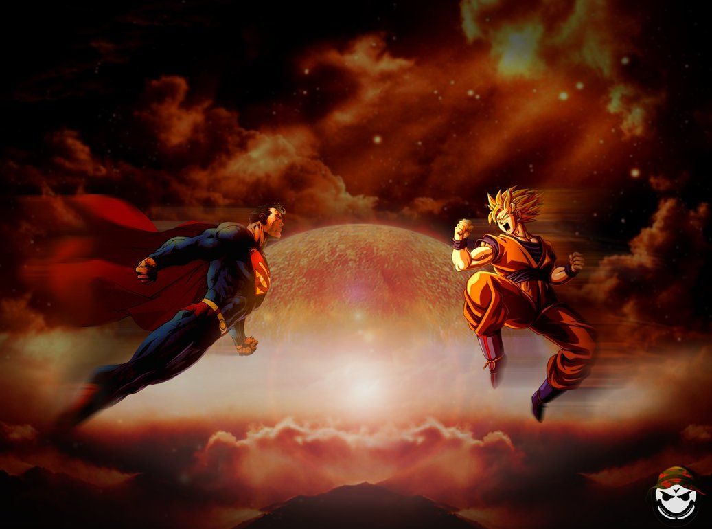 V.S Series: Superman v.s Goku by MrLevelzGraffix on DeviantArt