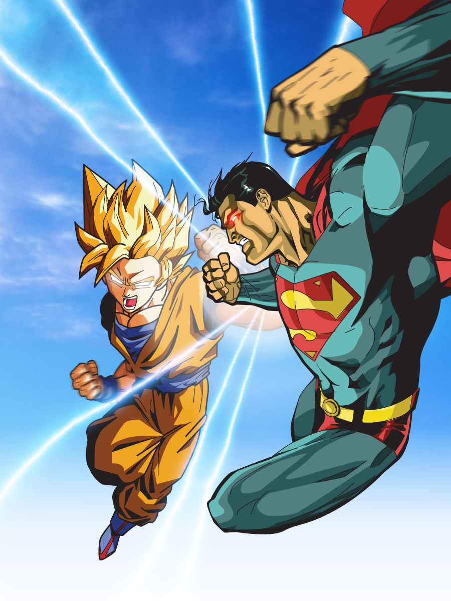 Goku Vs Superman Wallpapers