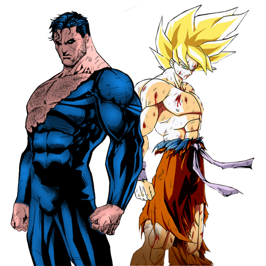 Goku vs Superman by JayC79 on DeviantArt