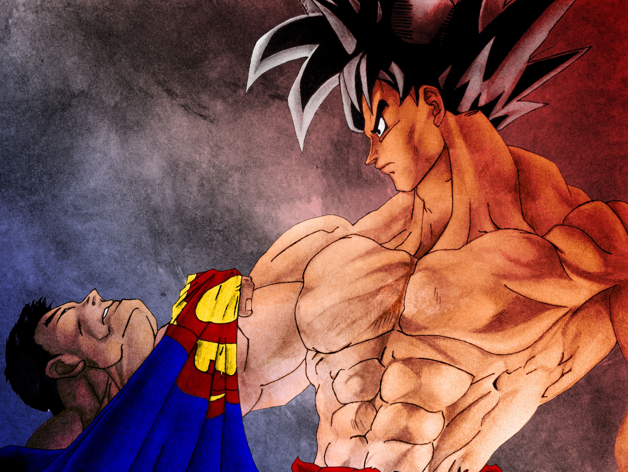 Goku Vs Superman Goku Wins - wallpaper.