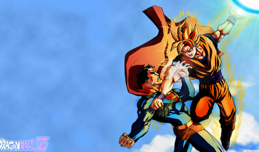 Dragon Ball Z Wallpaper goku vs superman | Sugidol