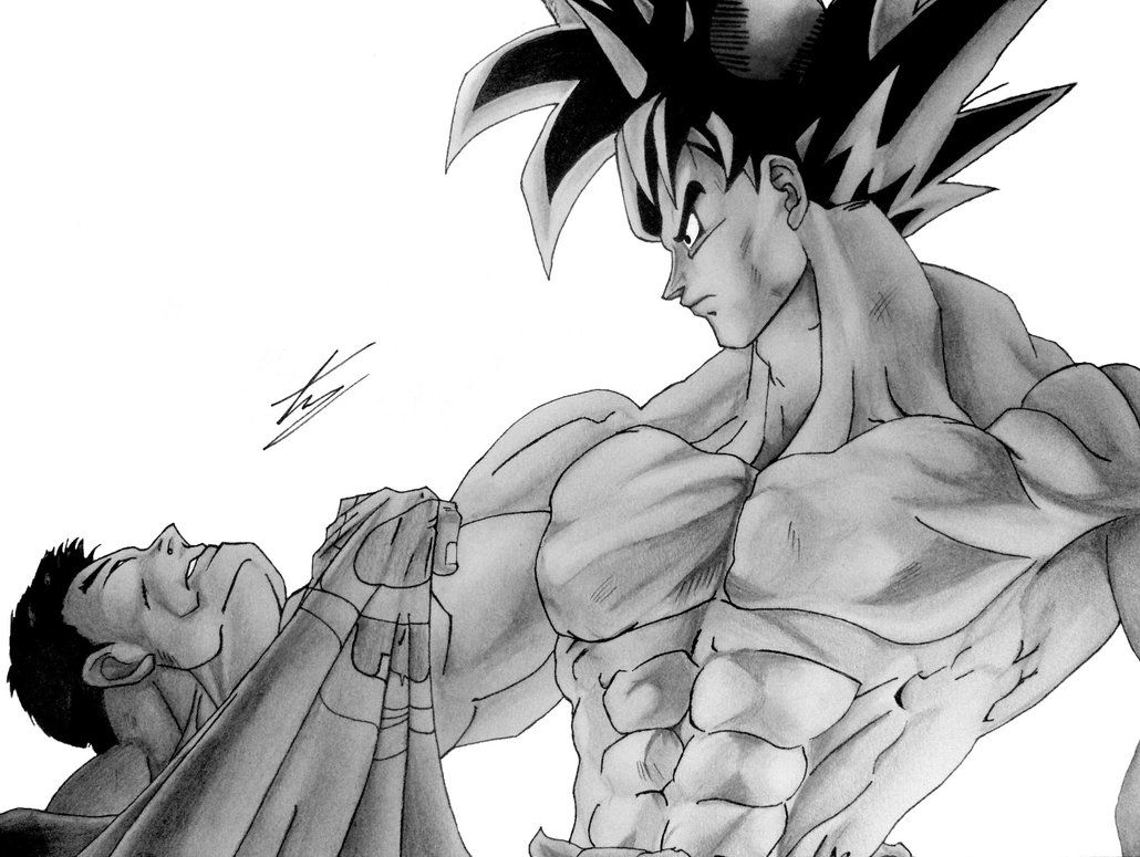 Goku vs Superman by EckoSlime on DeviantArt