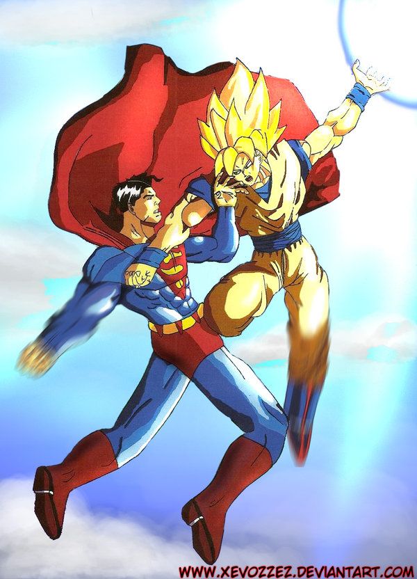 Superman vs Goku by xevozzez on DeviantArt