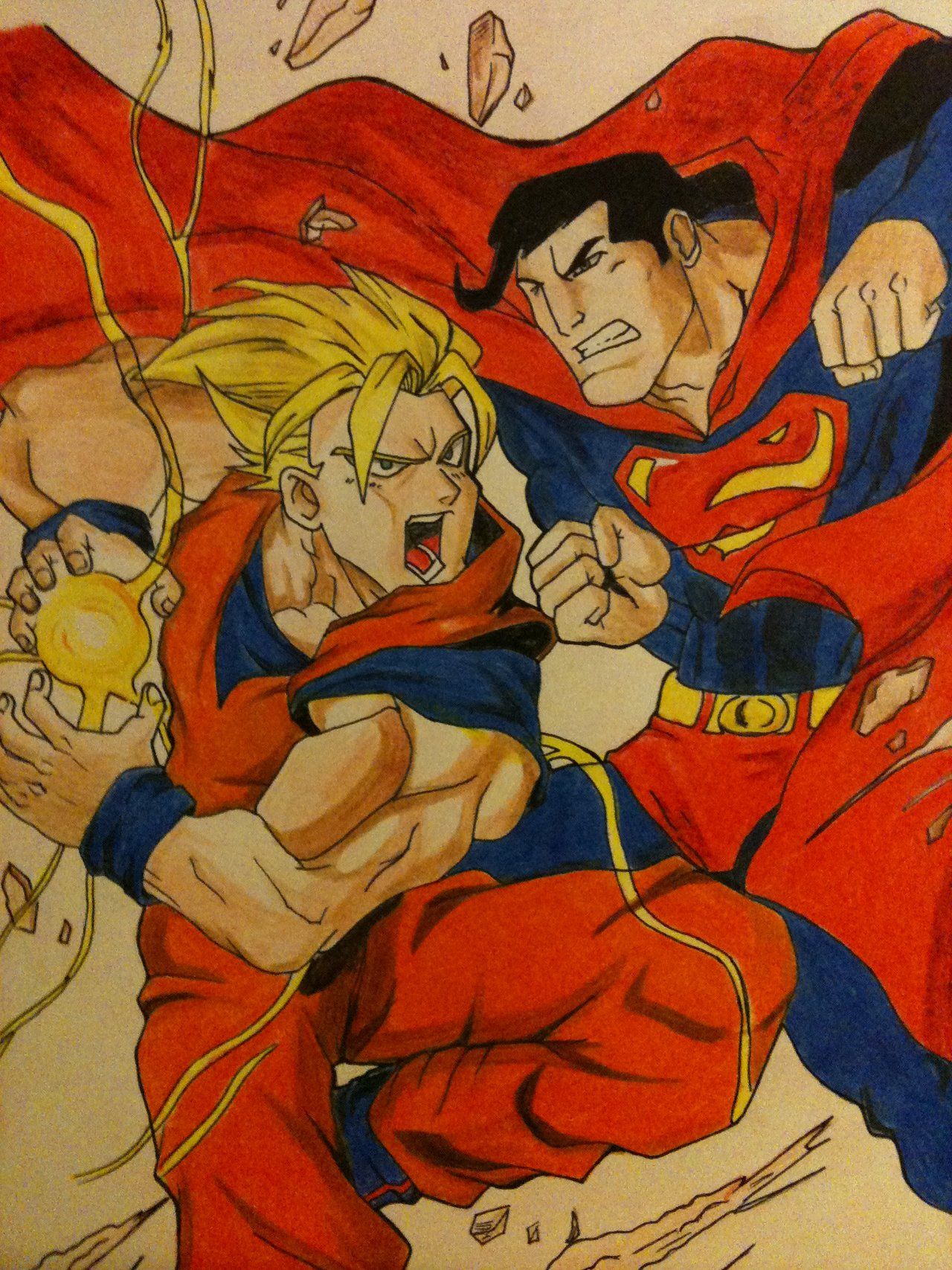 DeviantArt: More Like Goku vs superman the ultimate battle (4 of 4 ...