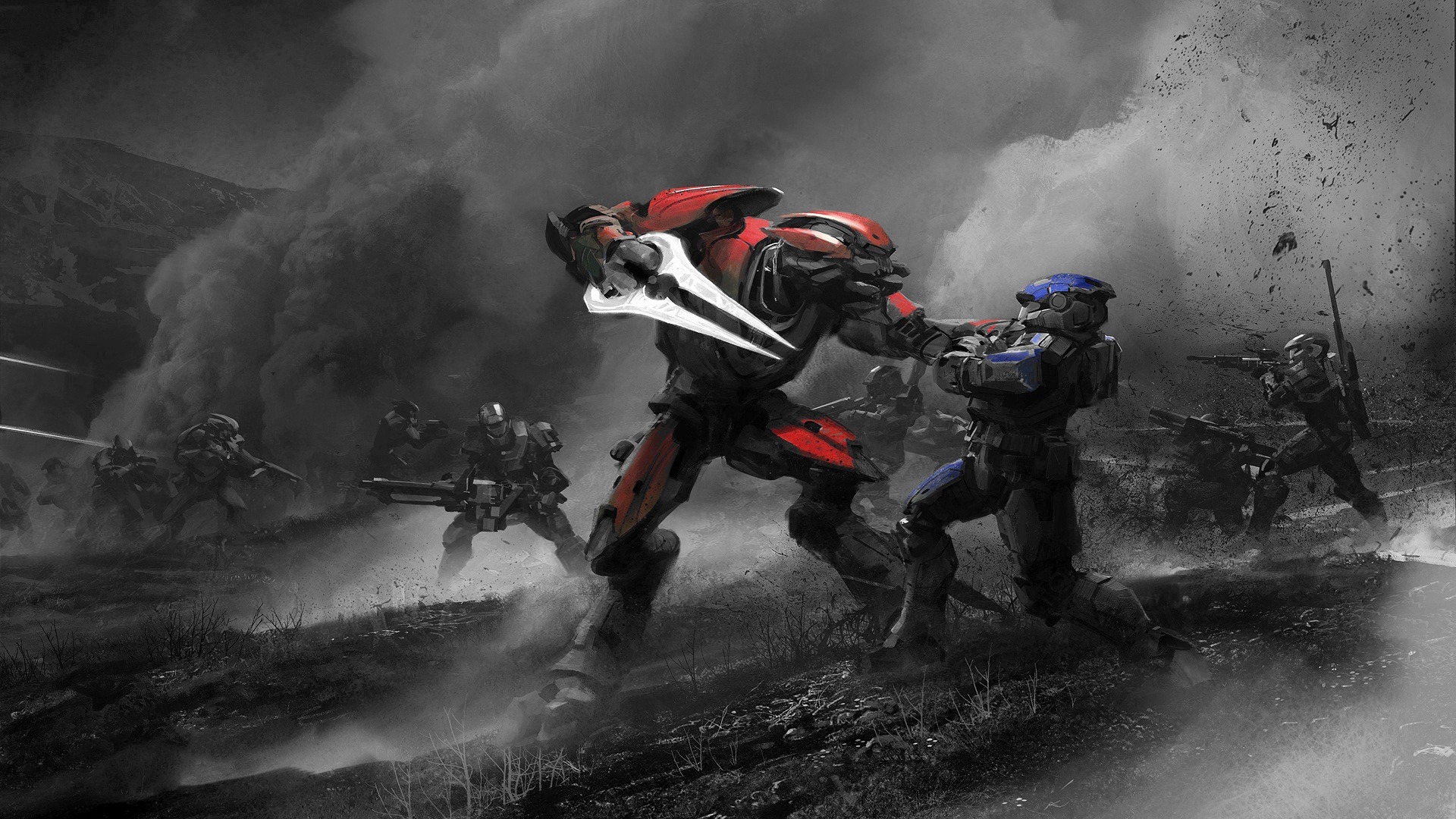 High Resolution Best Game Red vs Blue Wallpaper HD 4 Full Size