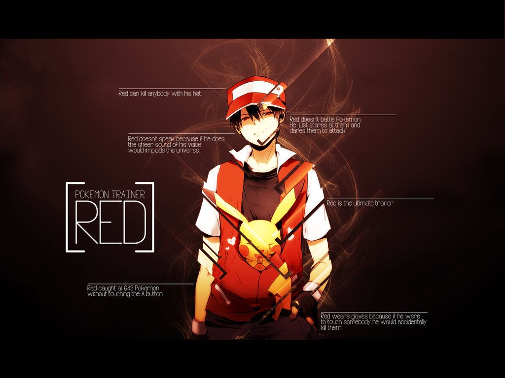 Featured image of post Pokemon Trainer Red Wallpaper Hd Red pok mon is a character from pok mon red green