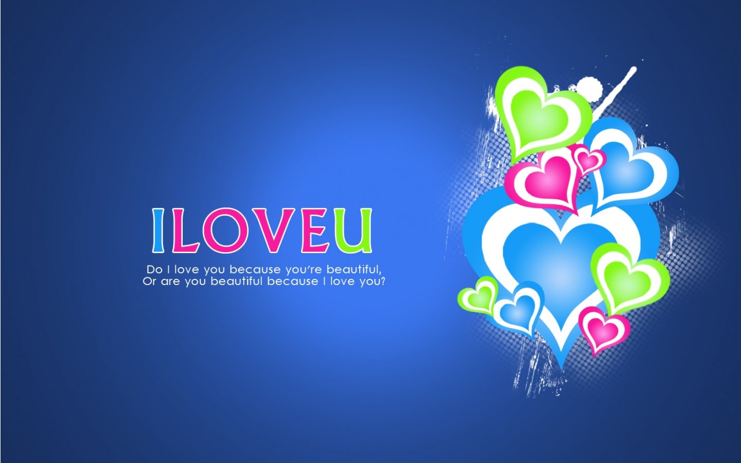 I Love You Colorful Vector Image | Daily Pics Update | HD ...