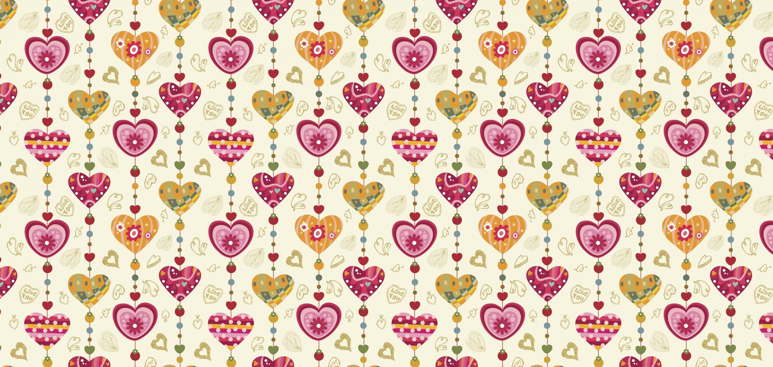 love love you heart heart heart valentine holiday textures vector ...