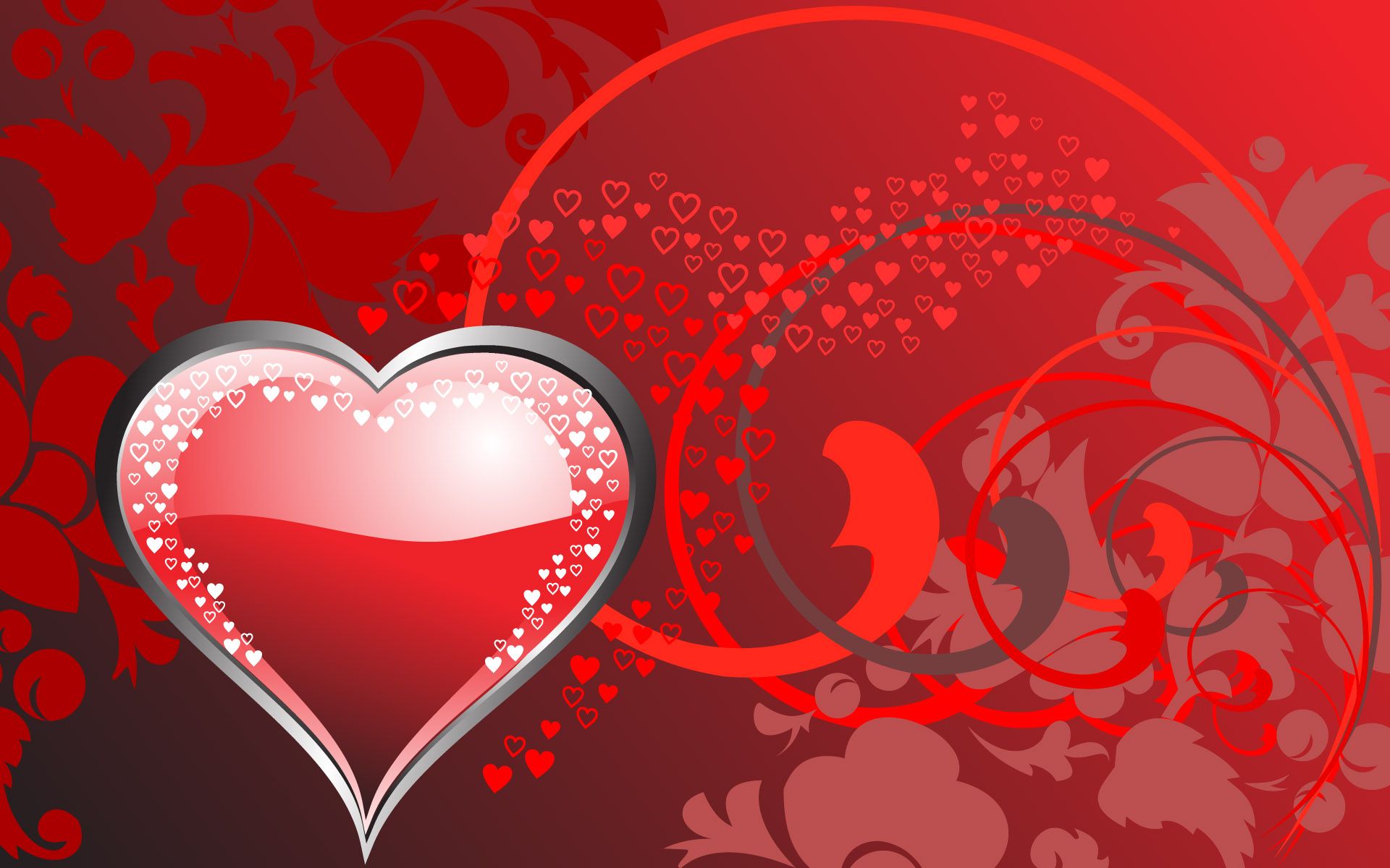 Red Vectore Love Wallpaper Download #6303 Wallpaper | High ...