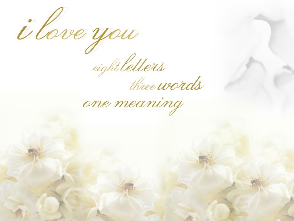 I Love You - Wallpapers and Poems - The Wondrous Pics