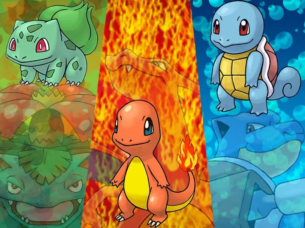 Download Starter Pokemon Wallpaper 1024x768 Full HD Backgrounds
