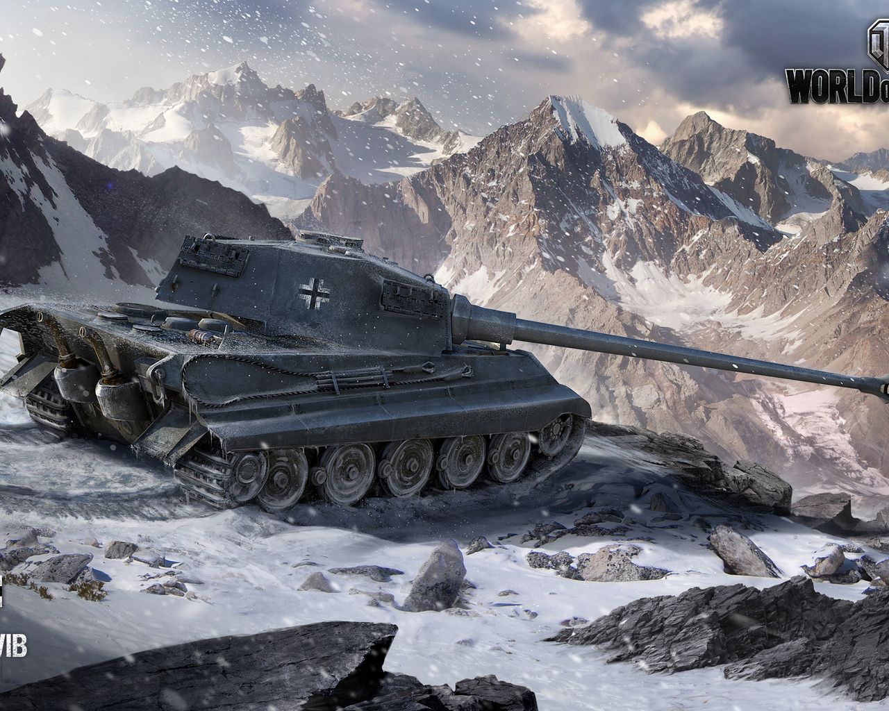 1280x1024 wot, tiger 2, tank, tanks, mountains, tiger 2, germany ...