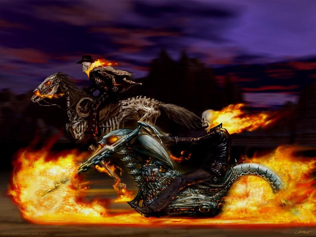 Monster Rider Fire 3D HD Wallpaper for Desktop Wallpaper, Size ...