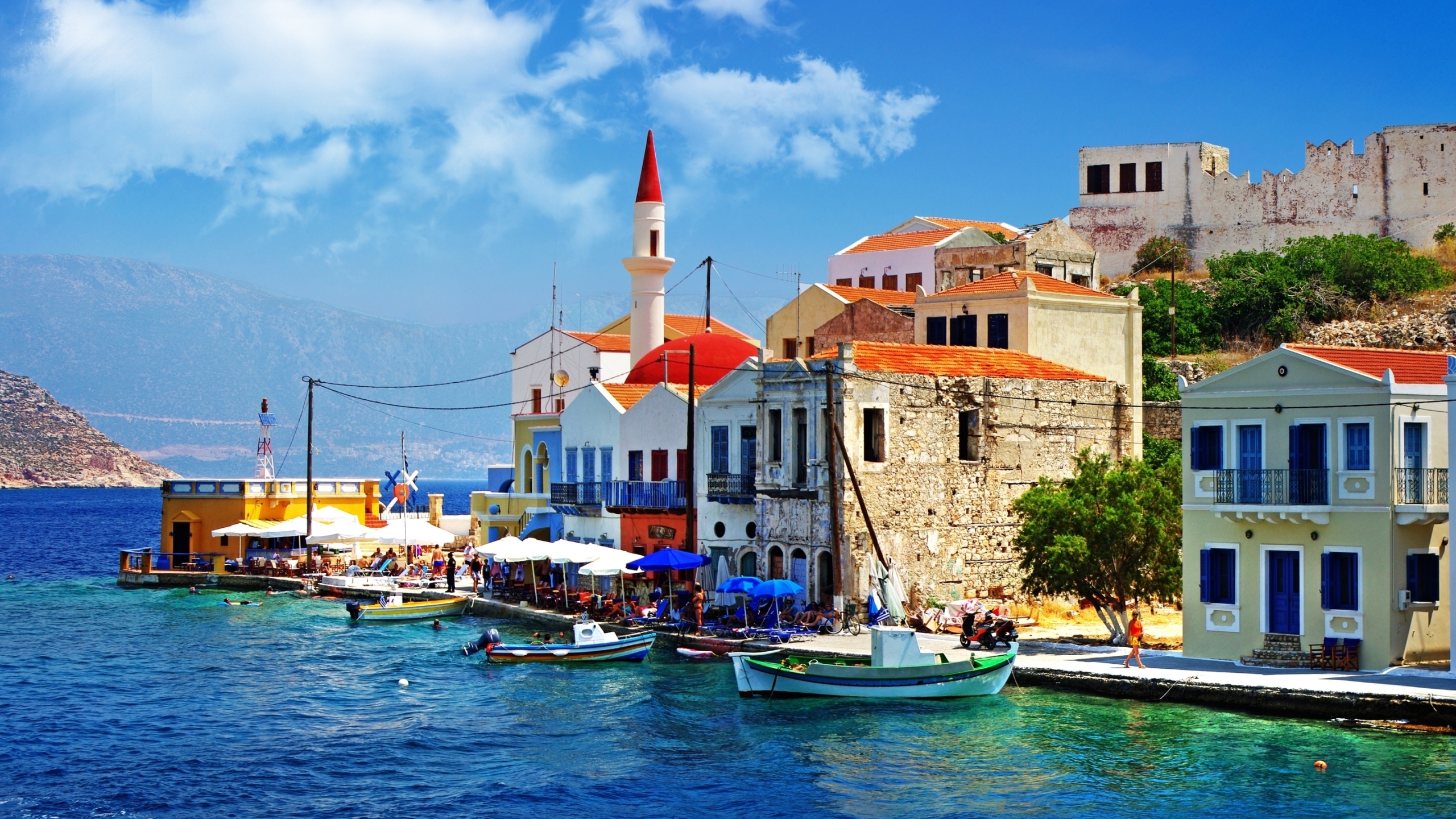 Beautiful Greece Corner Mac Wallpaper Download | Free Mac ...