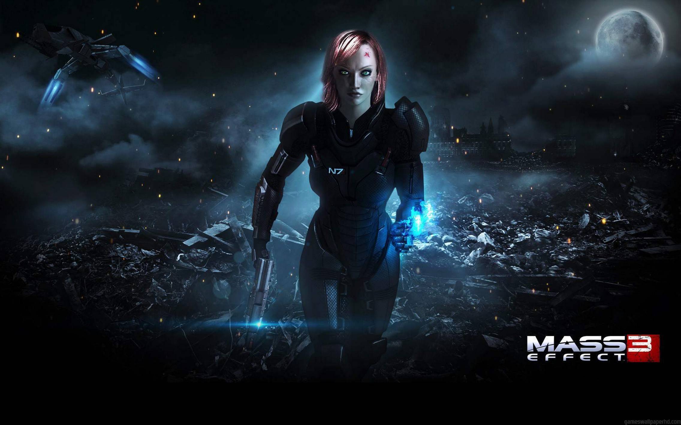FemShep - Mass Effect 3 Wallpaper