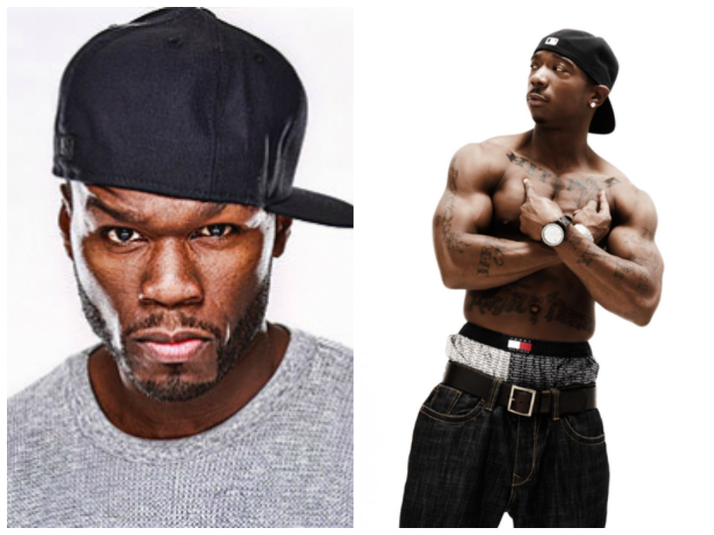 Awkward Ja Rule and 50 Cent End Up On Same Flight & Same Row