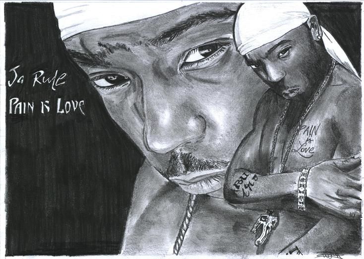 Wallpapers Art - Pencil Wallpapers Portraits Ja Rule by orelyw