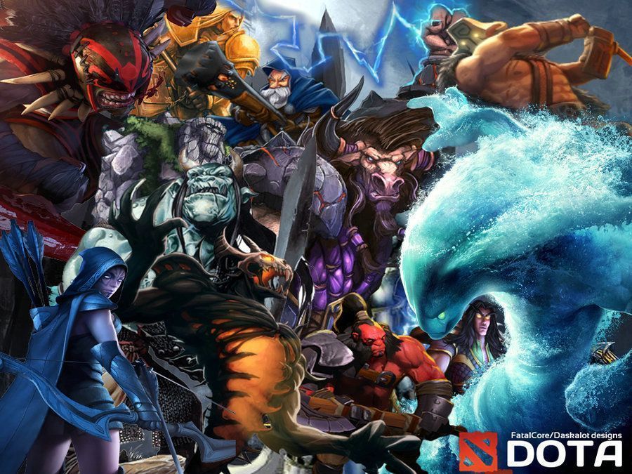 Dota official wallpaper 2015 - Defense of The Ancients Games