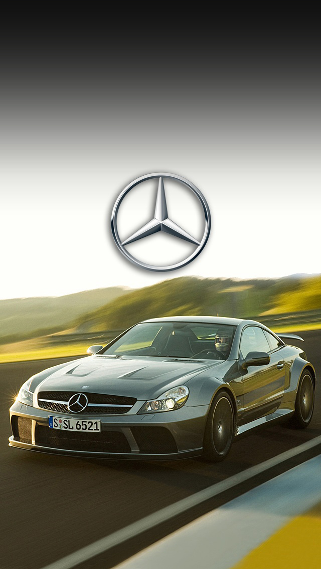 Mercedes Logo iPhone 5 Wallpaper (640x1136)