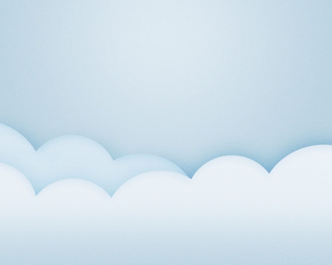 1280x1024 Light Blue Minimalistic Clouds desktop PC and Mac wallpaper