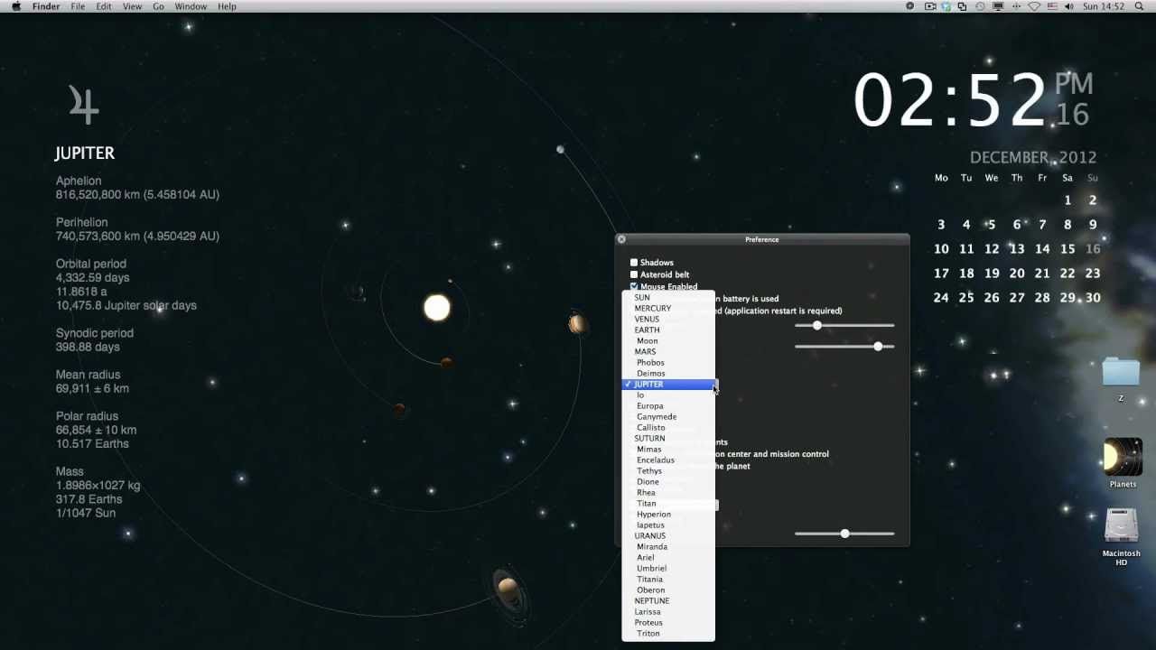 Planets Live wallpaper for Mac - YouTube