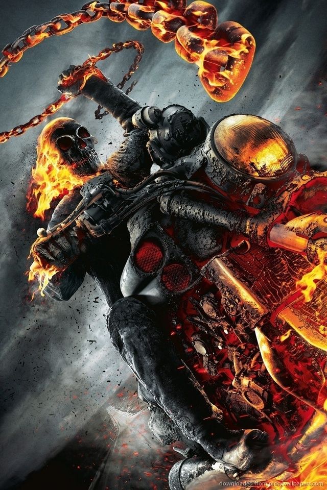 Download Ghost Rider Spirit Of Vengeance Wallpaper For iPhone 4