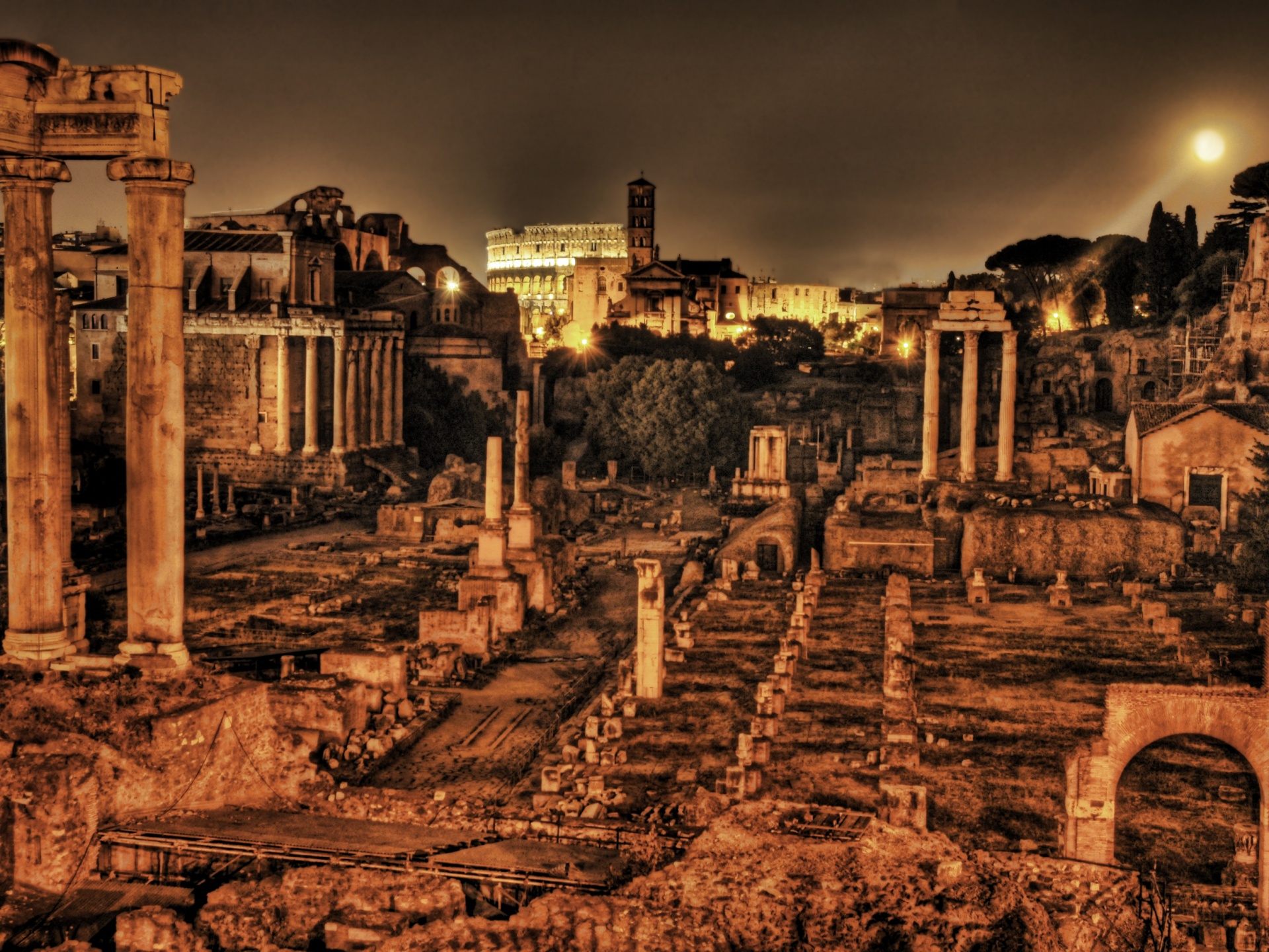 Roman Rectangular Forum Wallpaper | Travel HD Wallpapers