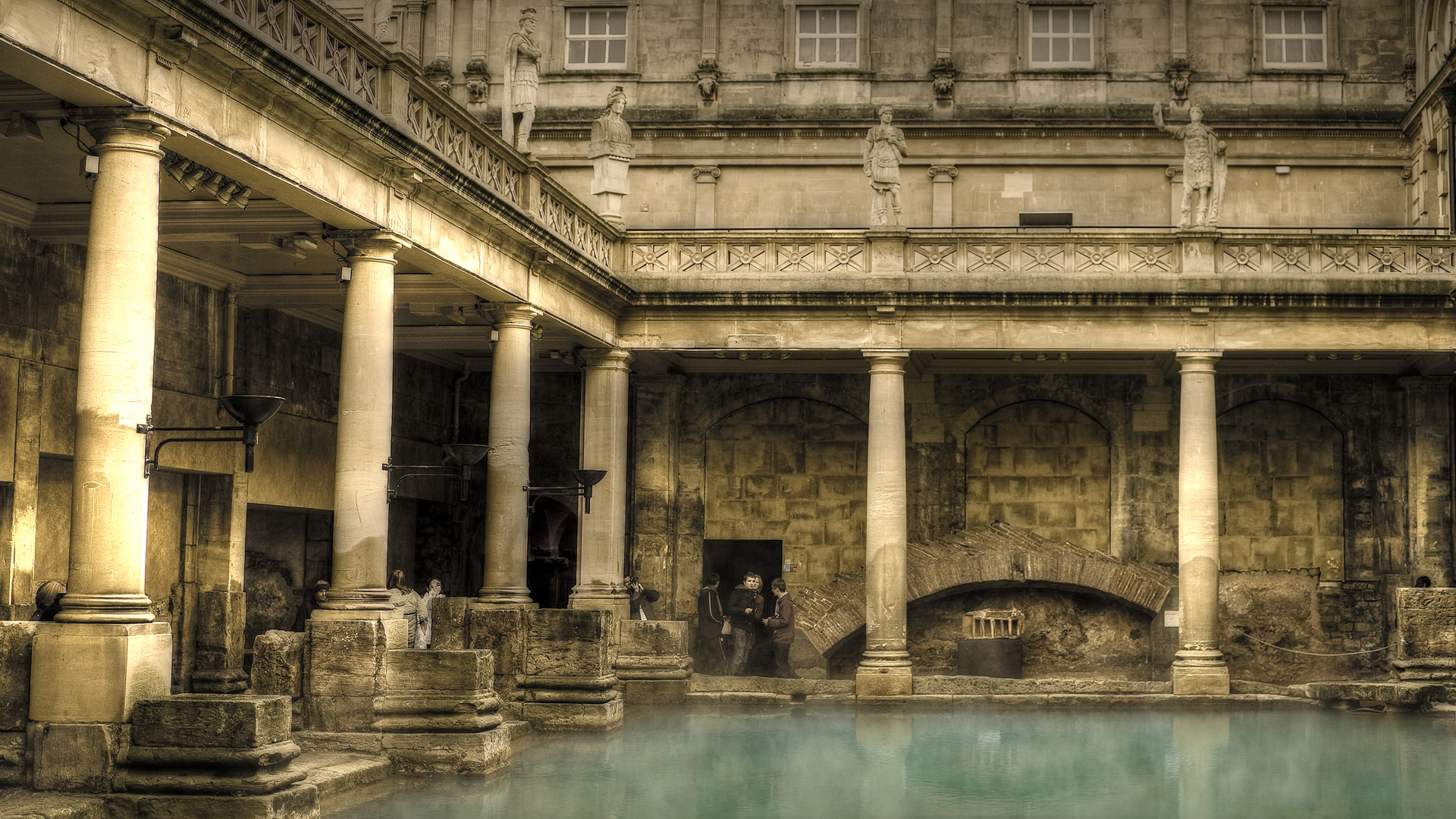 Download the Roman Bath House Wallpaper, Roman Bath House iPhone ...