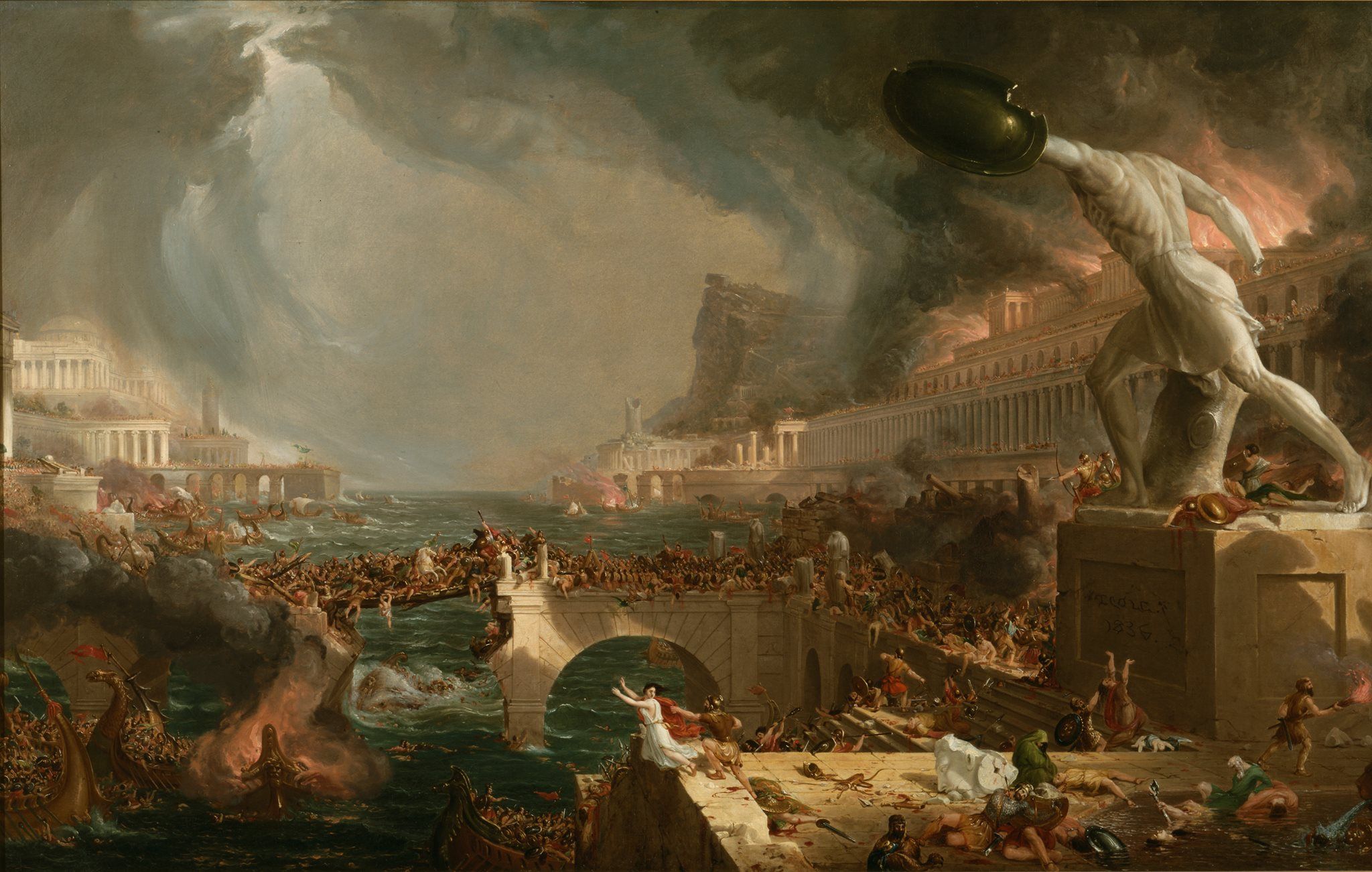 Painting Roman battle fantasy war apocalyptic wallpaper ...