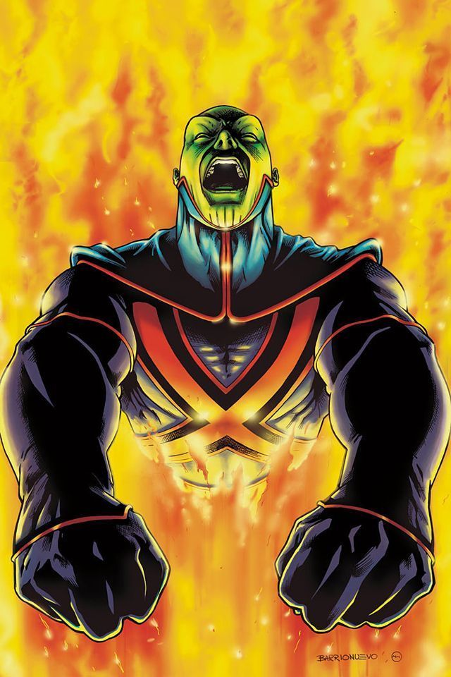 Martian Manhunter I4 cartoons background for your iPhone download free
