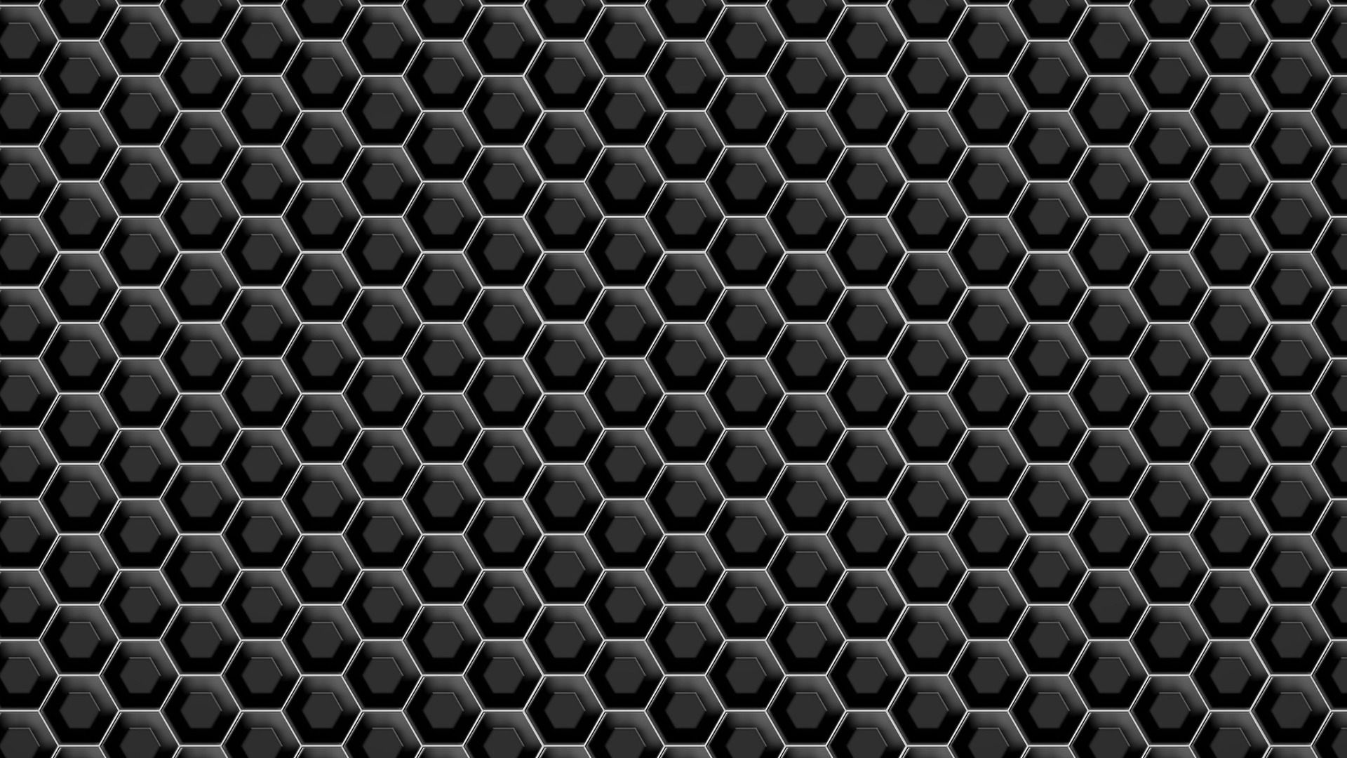 Metallic black hexagons, 1920x1080 HD Wallpaper and FREE Stock Photo