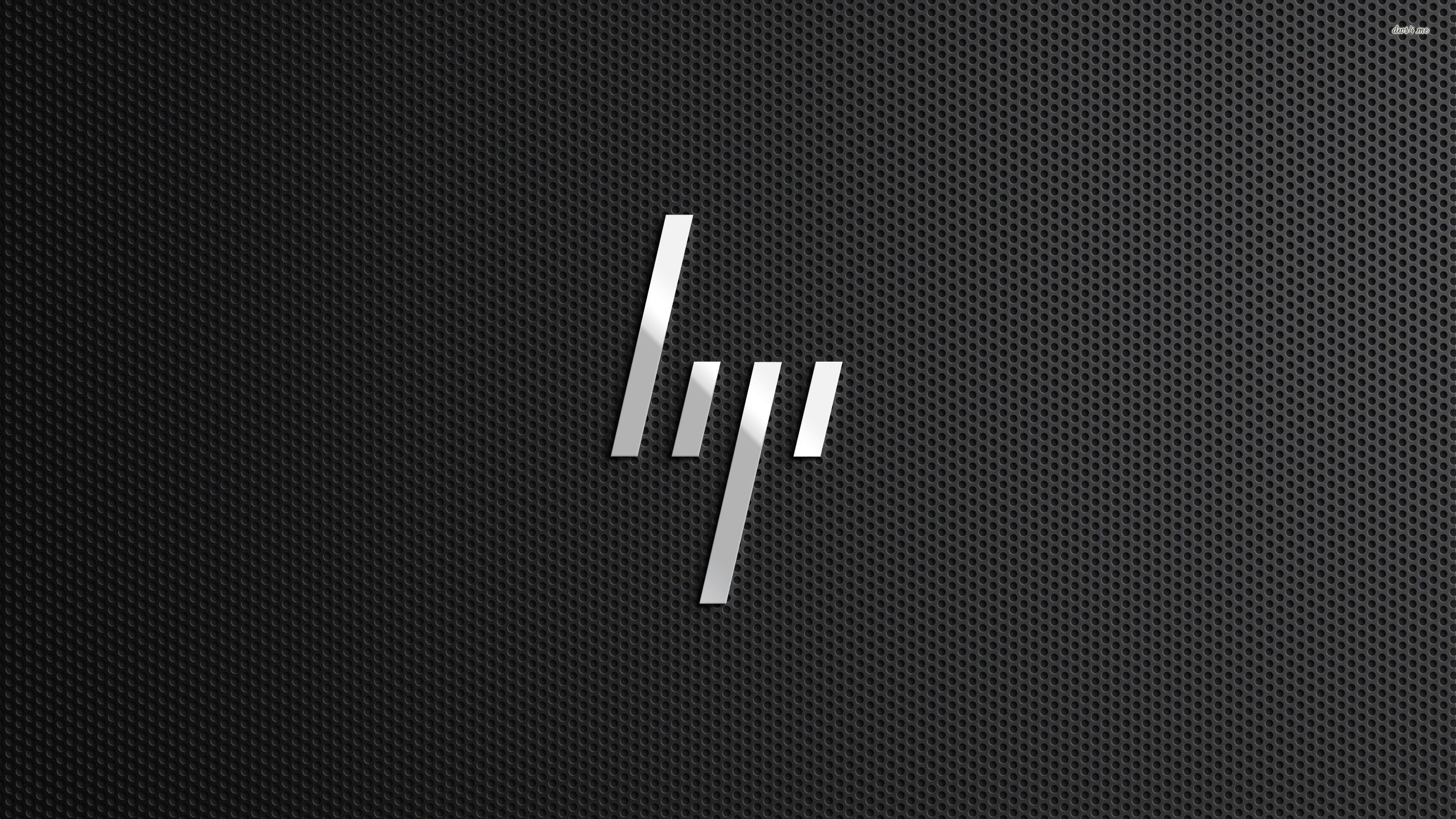 Metallic HP logo on black dots wallpaper - Computer wallpapers ...