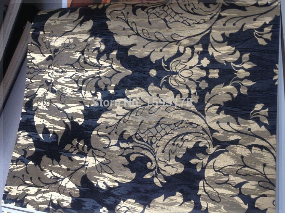 Luxury Metallic Wallpaper in Gloden Foil Carbon Black Manufacture ...