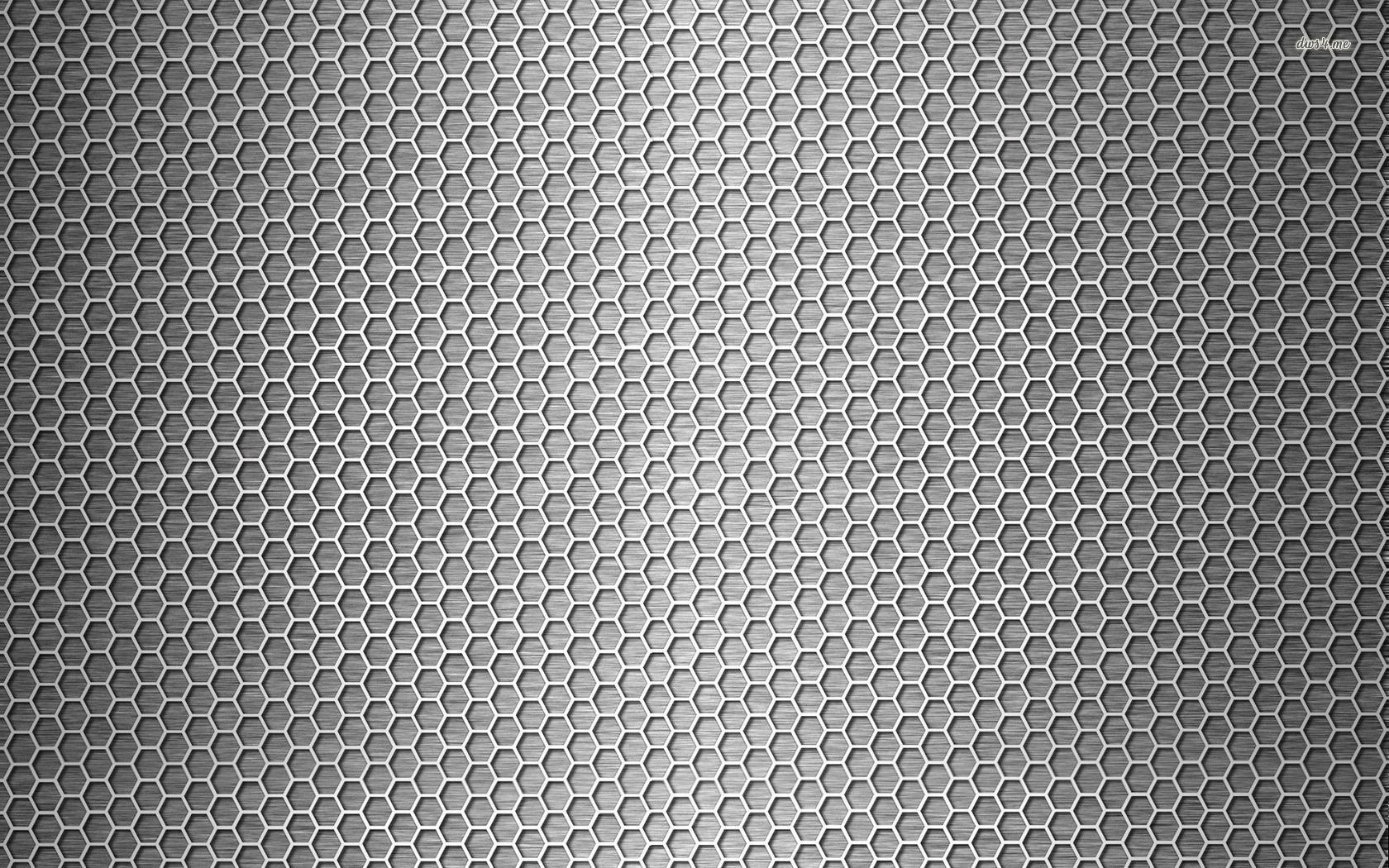 Metallic honeycomb pattern wallpaper - Abstract wallpapers - #21872