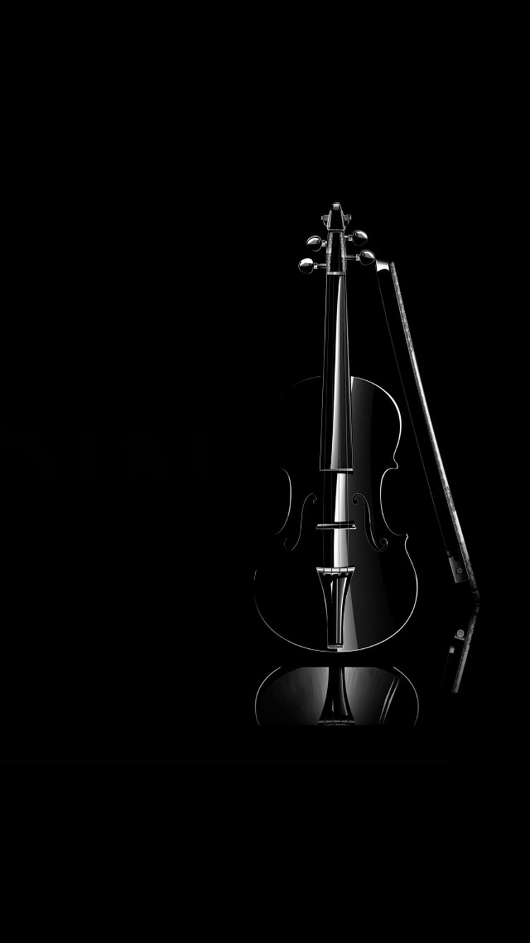 Black Violin Elegant iPhone 6 Wallpaper / iPod Wallpaper HD - Free ...