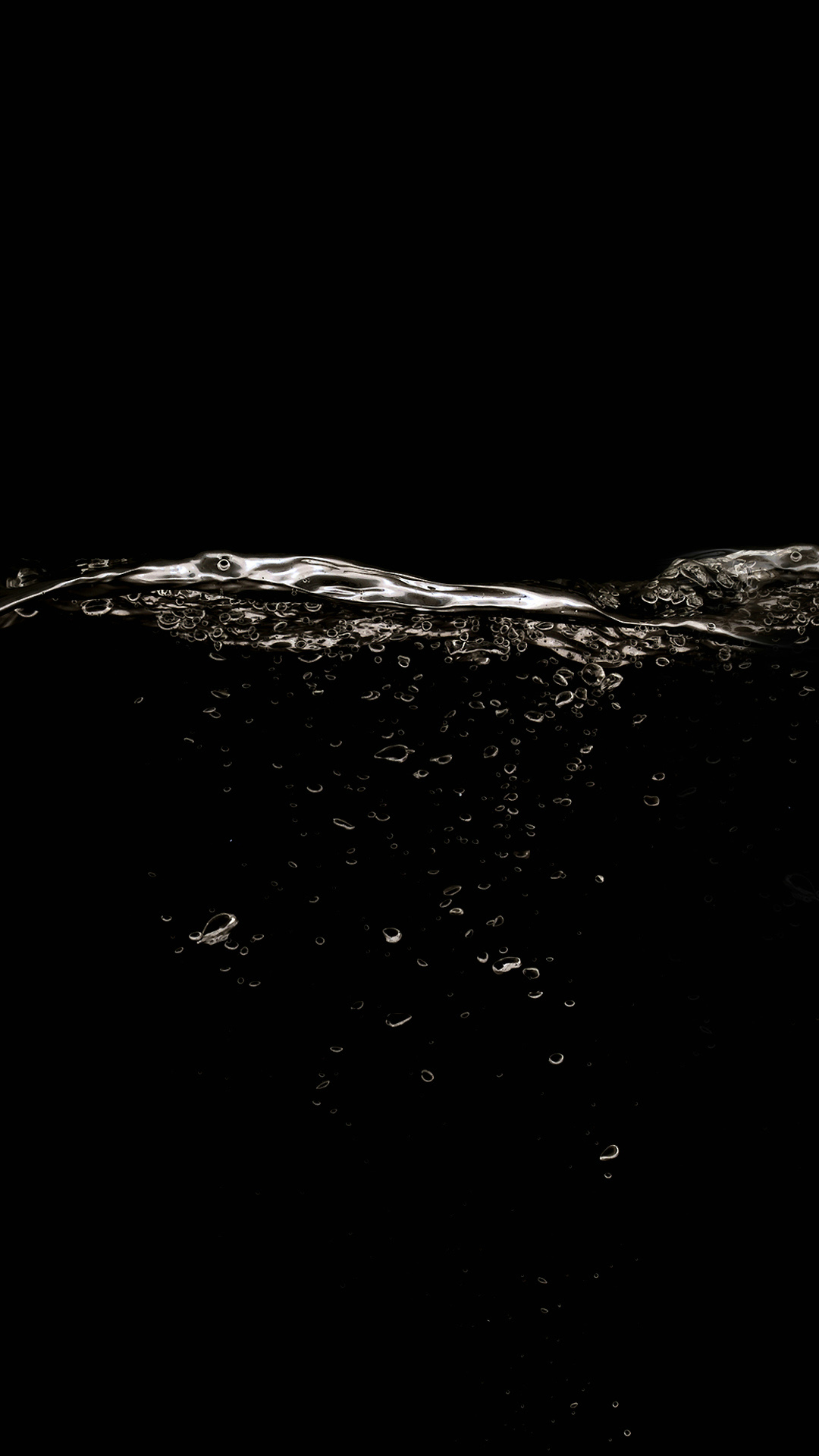 Black Abstract Water Division Android Wallpaper free download