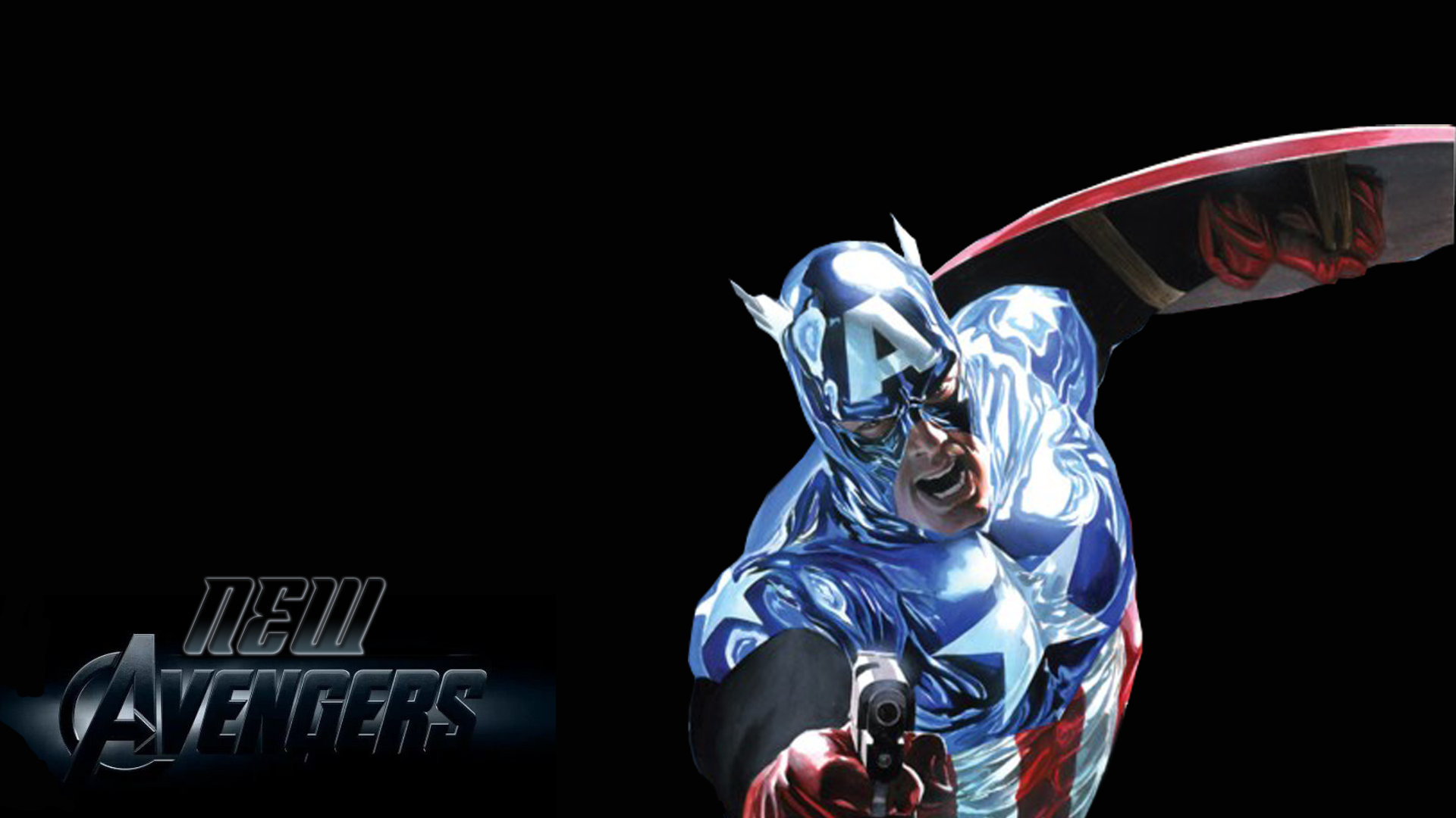 Download New Avengers Captain America Poster Wallpaper Free By ...