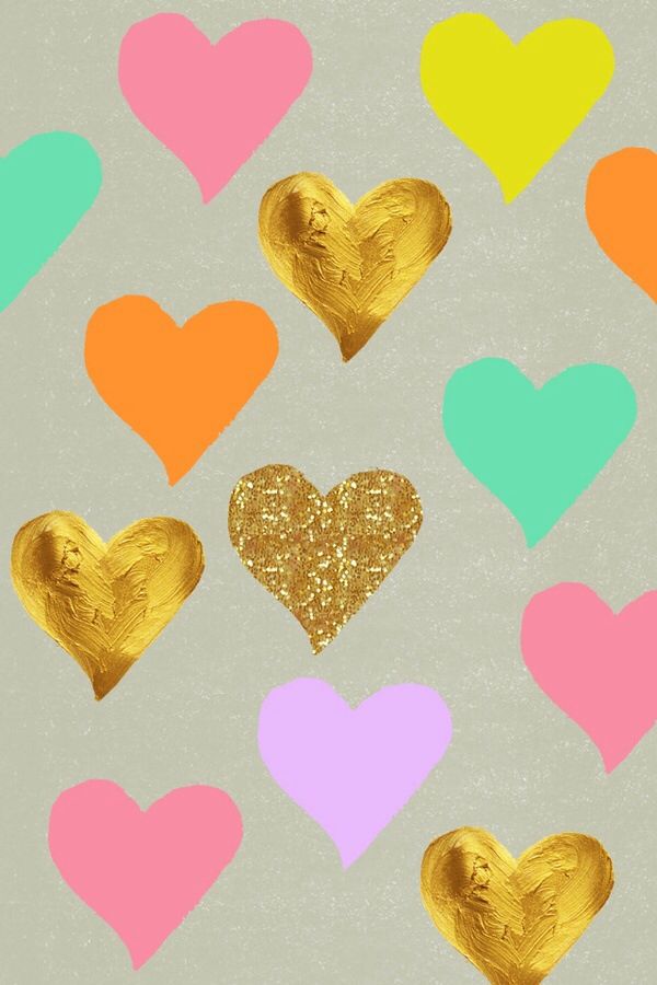 Hearts sparkle glitter iphone wallpaper | iPhone Wallpapers ...