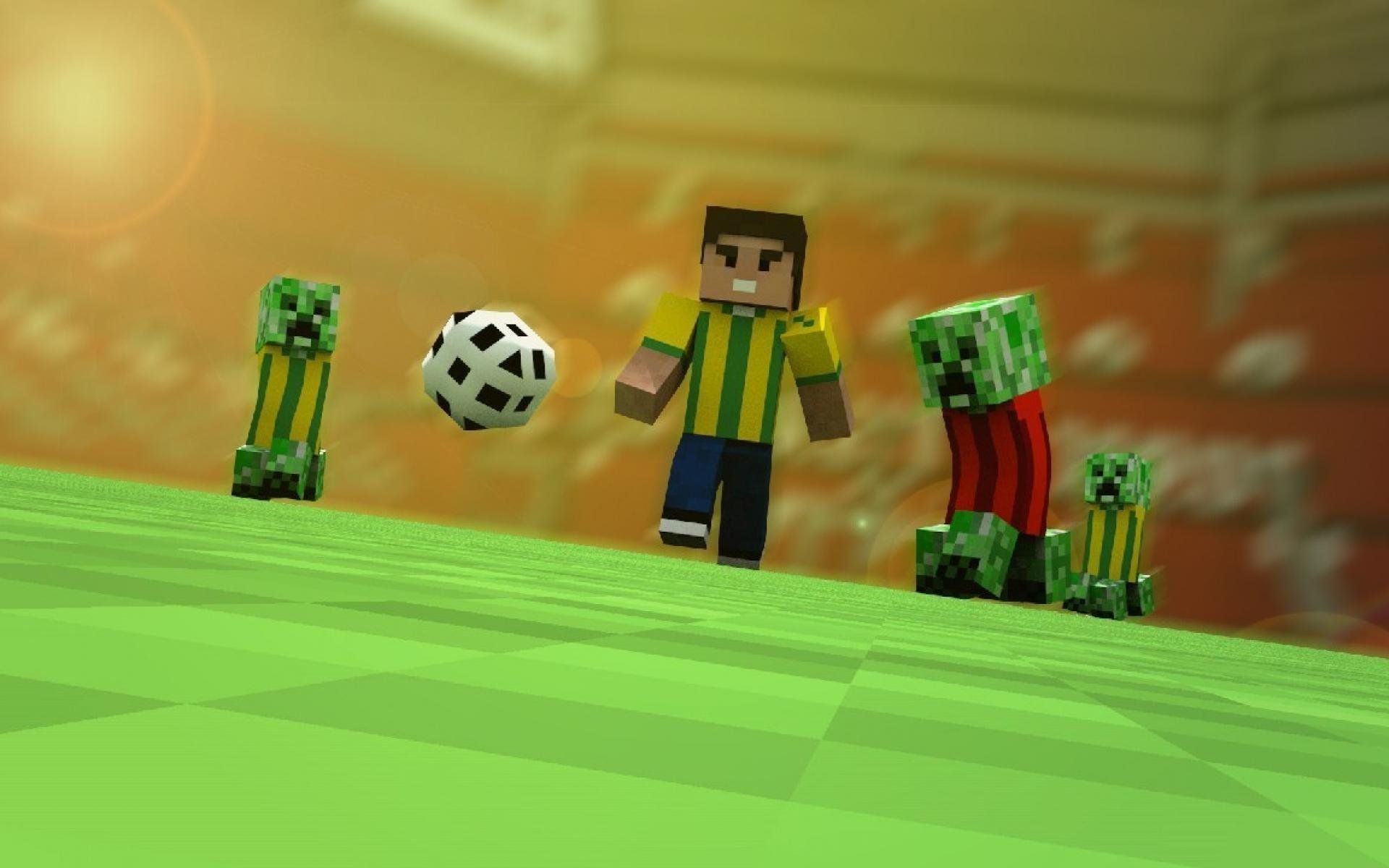 Minecraft Soccer Game Wallpaper » WallDevil - Best free HD desktop ...