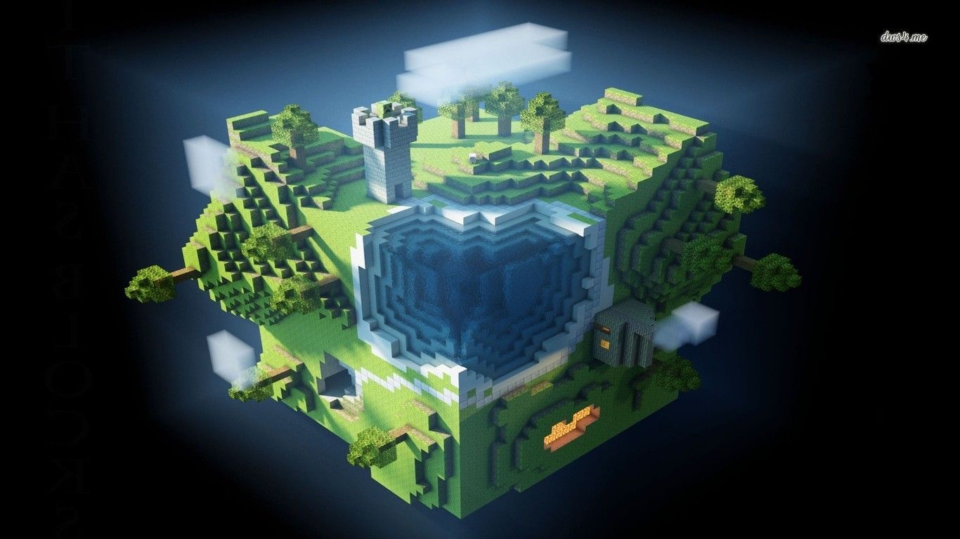 Minecraft world wallpaper - Game wallpapers - #20082
