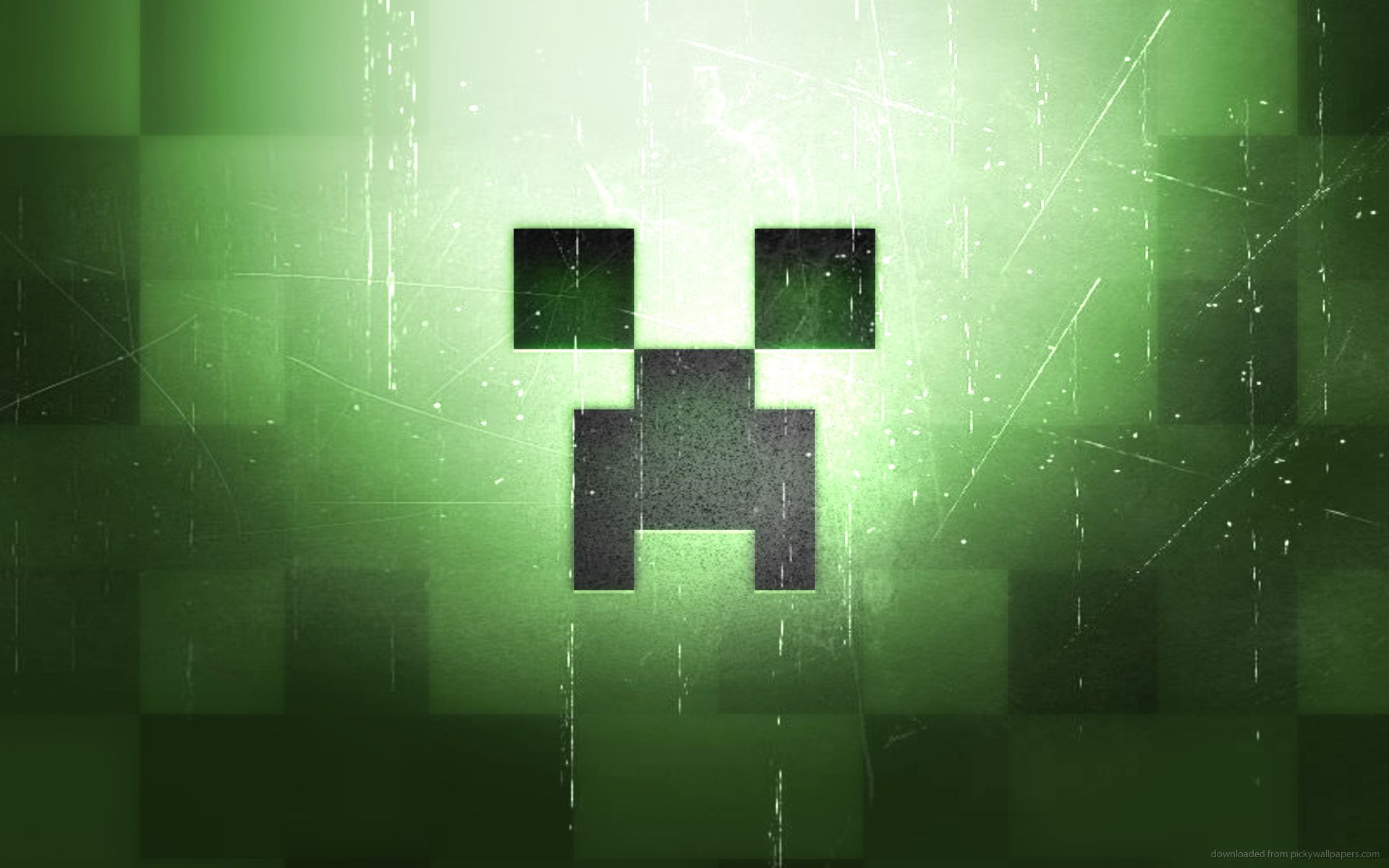Minecraft Creeper Face - wallpaper.