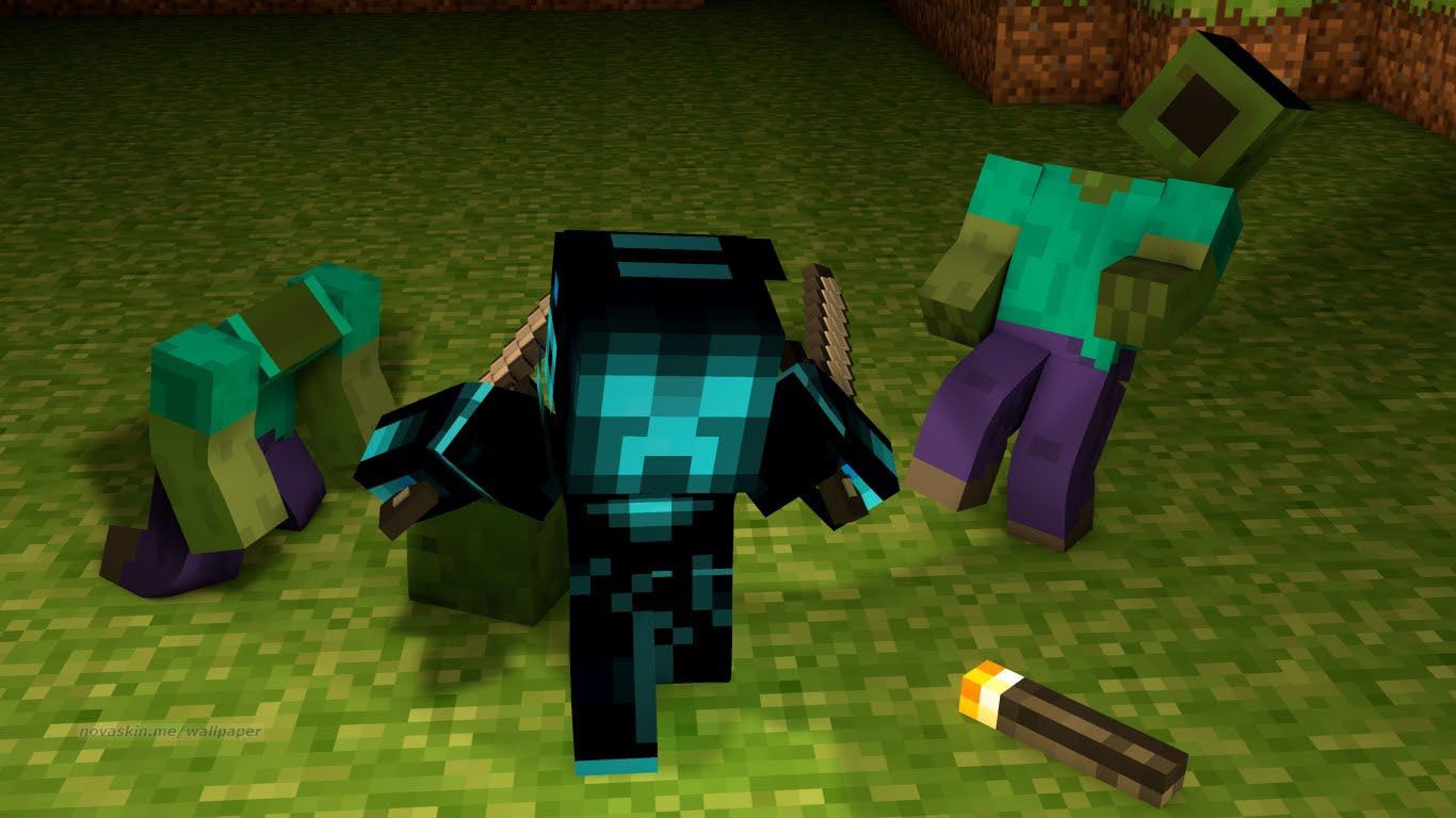 Minecraft Crazy Character - 1366x768 - Wallpaper #3665 on ...