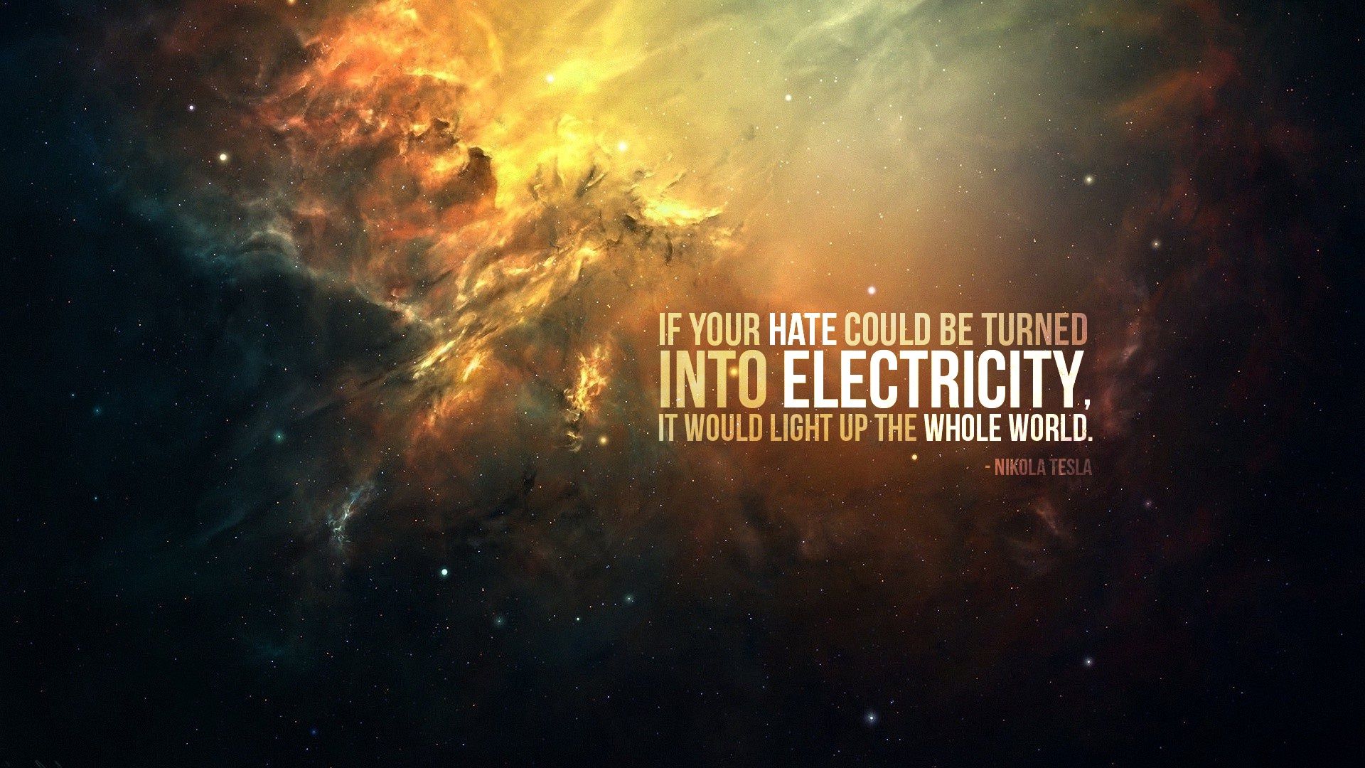 Nikola Tesla Quote HD Wallpaper 1920x1080 ID51863